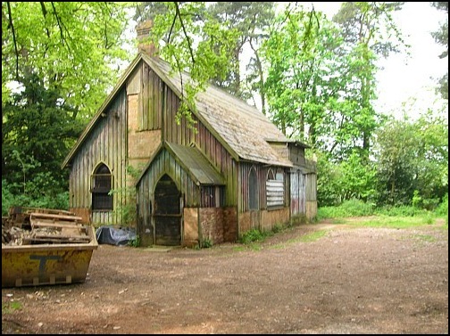 The derelict wooden church building. I think most of the walkers found this unusual<br />and could have been out of the Blair Witch Project or a similar spooky film.