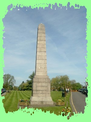 The Centre of England Monument on the Green in Meriden.