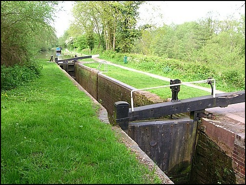 Locks at the point we crossed the Stratford on Avon Canal.