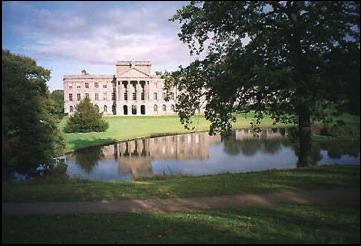 The view of the south side of Lyme Park .