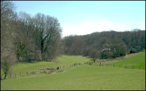 Hartley Bottom and Hartley Wood.