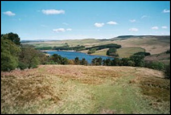Errwood Reservoir from the path we took to Shining Tor.